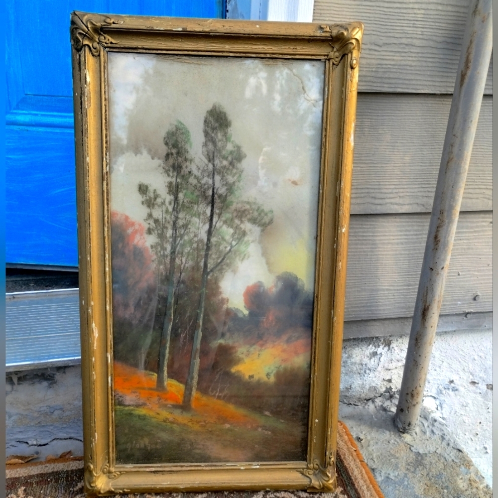 Antique Landscape Painting